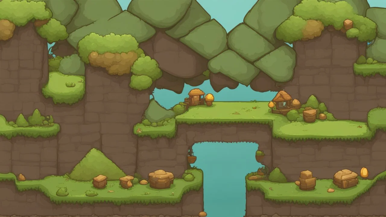 tileset landscape for 2d platformer