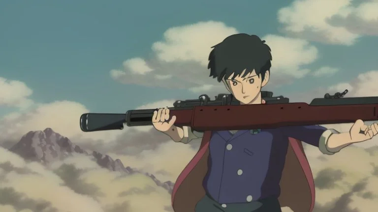 boy fends off the evil monster that came out of his closet with a steampunk styled rifle