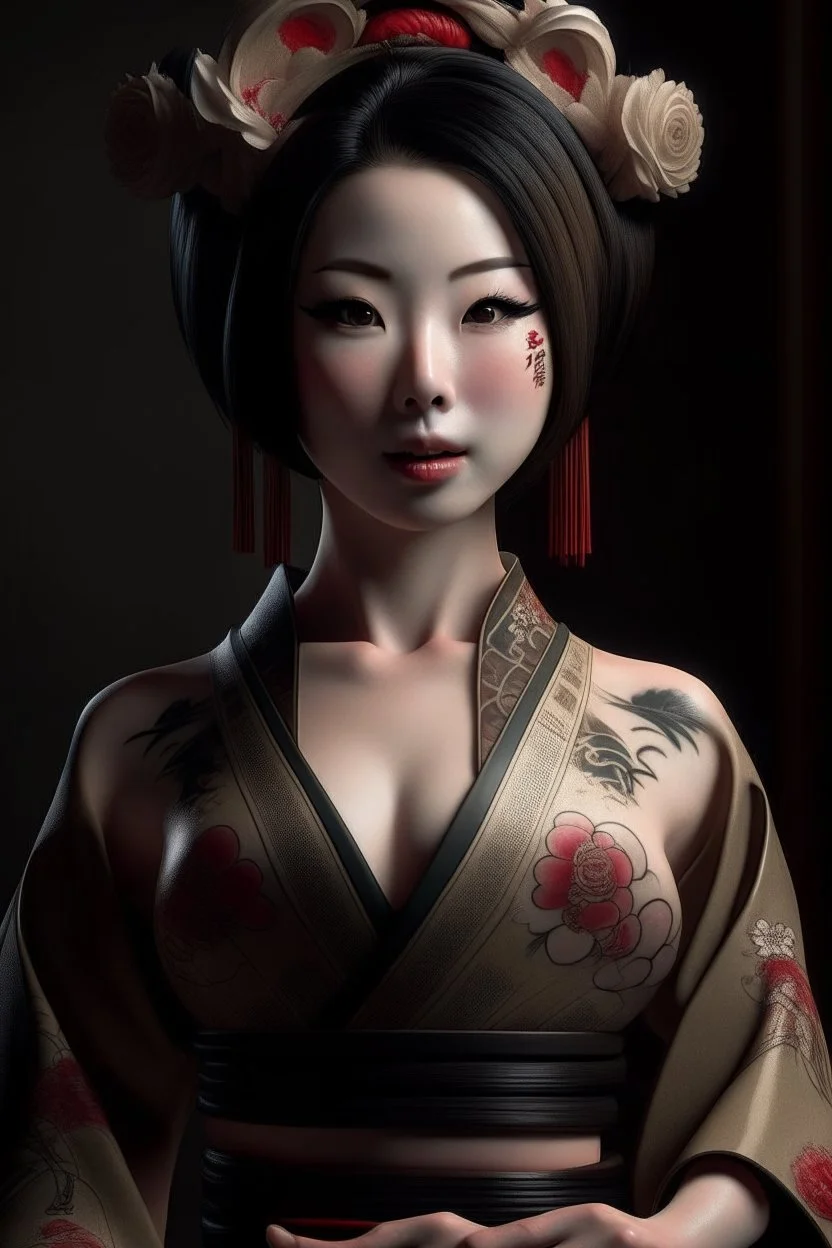 a japanese geisha AI