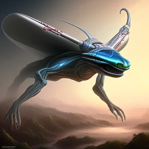 flying alien