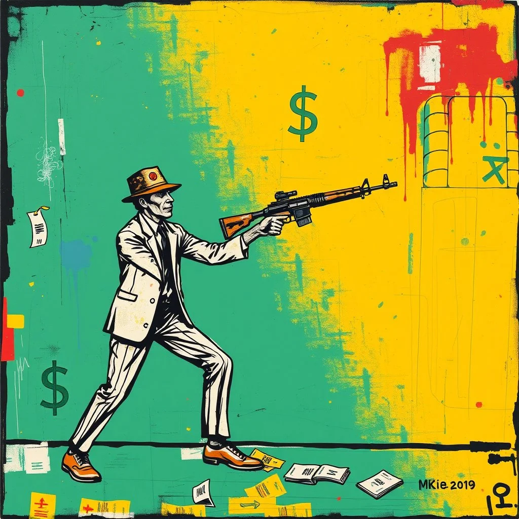 this isnt a game this is financial warfare style of basquiat