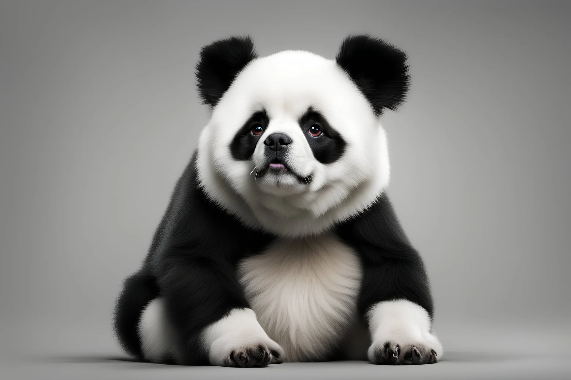 change the dog with a Panda