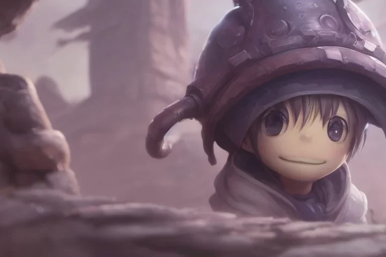 made in abyss concept art riko reg extra detailed faces and eyes smiling wlop james jean marc simonetti ruan jia and mandy jurgens and artgerm and william-adolphe bouguerea trending on artstation hyperdetailed unreal engine 4k 8k ultra hd