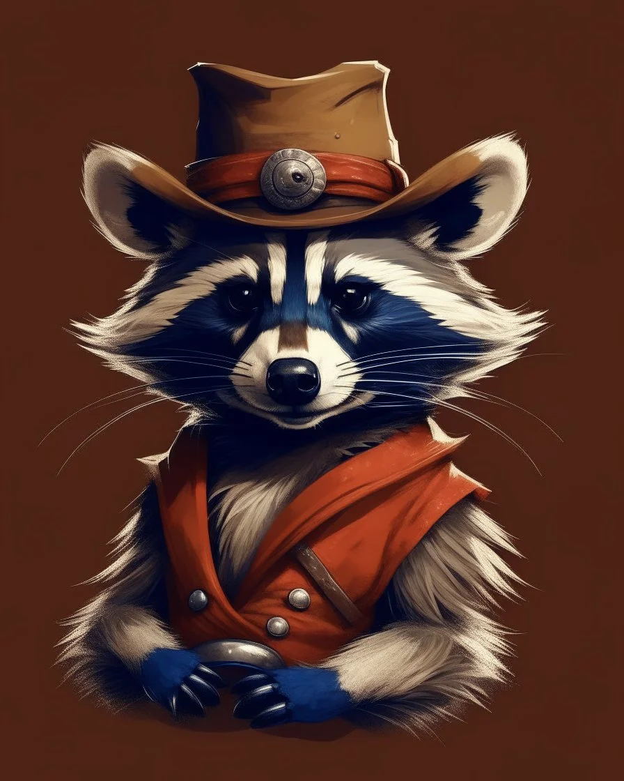 cowboy racoon