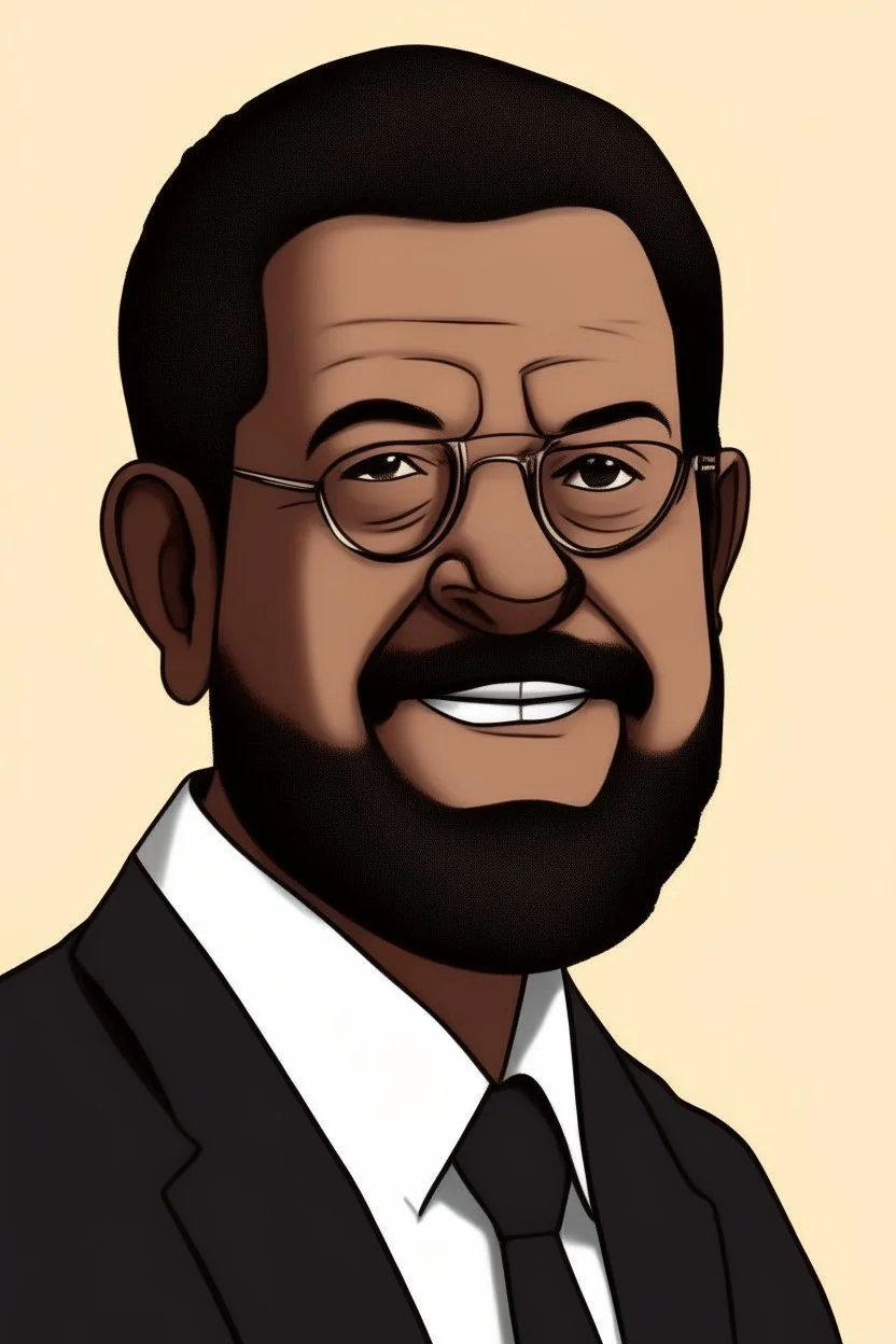 Mohamed Morsy Former President of Egypt cartoon 2d