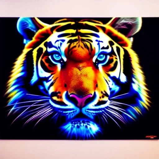 (full body)portrait oil on canvas,'Great Tiger',comic book cover, mystical colors,insanely detailed,realistic,intrincate detail,crystal clear eyes,perfectly drawn face, 16k resolution, masterpiece,Simon Bisley,Frank Frazetta,Alex Horley,ARTHUR ADAMS