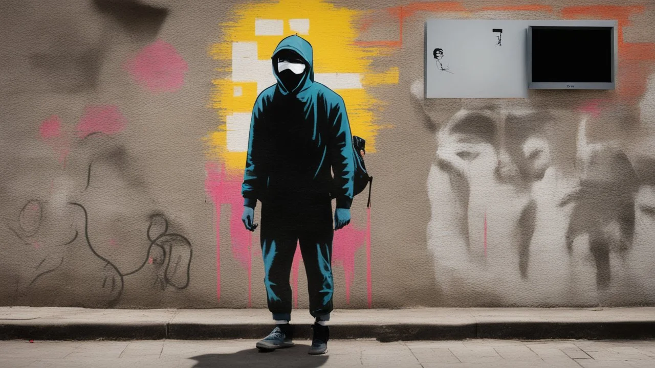 hacker by banksy