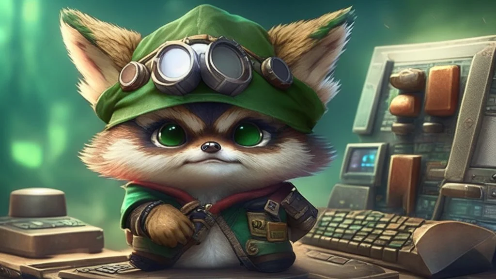 Teemo from League of Legends, as IT professional
