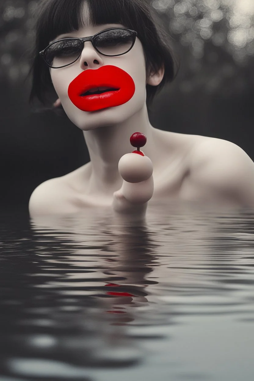 nsfw, red lips, red nose, (((certainty))), conventionality, conventional theme, (((predictable))), (normal), (simplistic), ((conventional)), ((standard)), common, ordinary, expected, regular, (((ordered composition:3))), cute, standing on water, commonplace scene, ordinary composition, unremarkable tableau. standard elements harmonize, (((simple visual narrative:2))), assuming depiction, mundane, typical imagery, familiar scene, familiar, uneventful, standard arrangement, straightforward portray