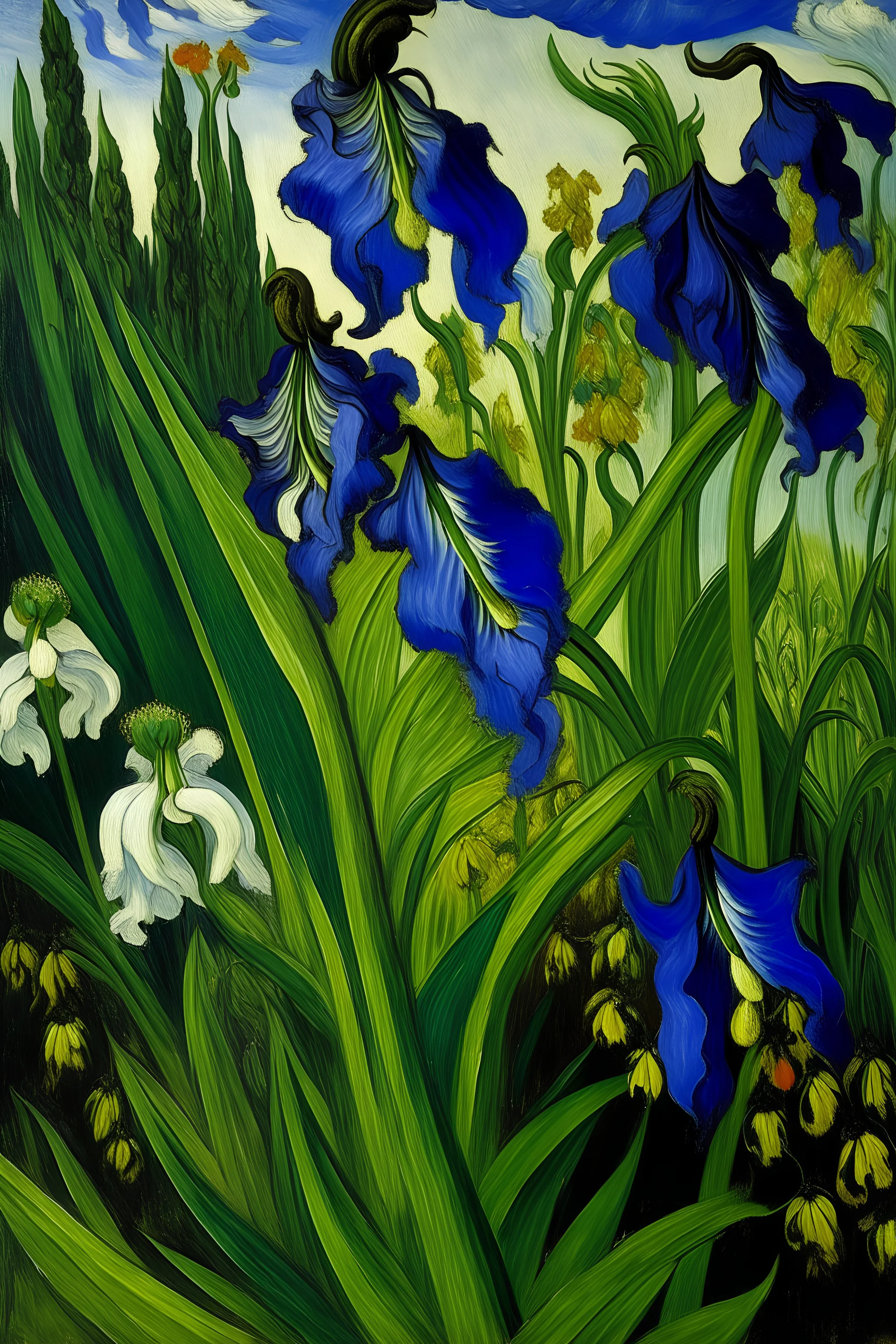 Irises by Van Gogh