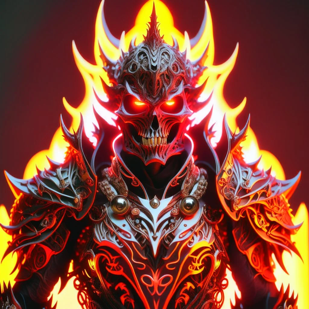 stylized hell knight with ornaments, epic, fantasy, intricate, hyper detailed, artstation, concept art, smooth, sharp focus, ray tracing, vibrant, photorealistic, textured, centered, 4k