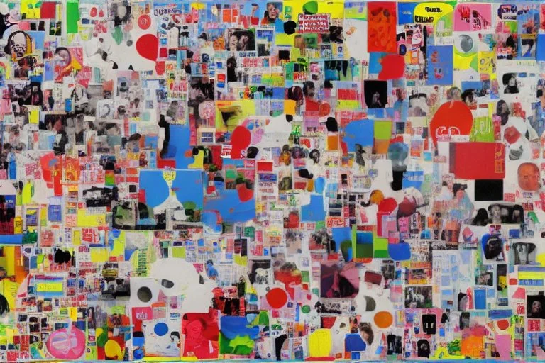 round pop art cloud by Richard Hamilton