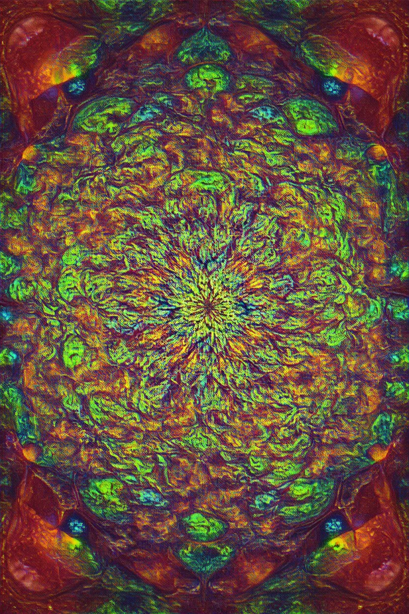 Cantor set fractal with BAuhaus palette