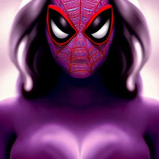 ultra detailed portrait of beautiful Spidewoman , extremely detailed digital painting, extremely detailed face,crystal clear eyes, in the style of robert e howard and pablo oliveira and Ken Kelley and Keith Parkinson ,mystical colors,perfectly centered image, perfect composition, rim light, beautiful lighting,8k, stunning scene, raytracing