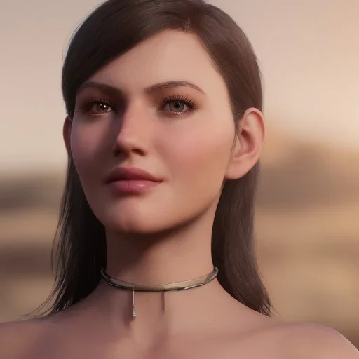 girl look beautiful big boobs, close-up, short hair, smile, 8k ,rtx ,eyebrows like serious,facing left, hyper realistis