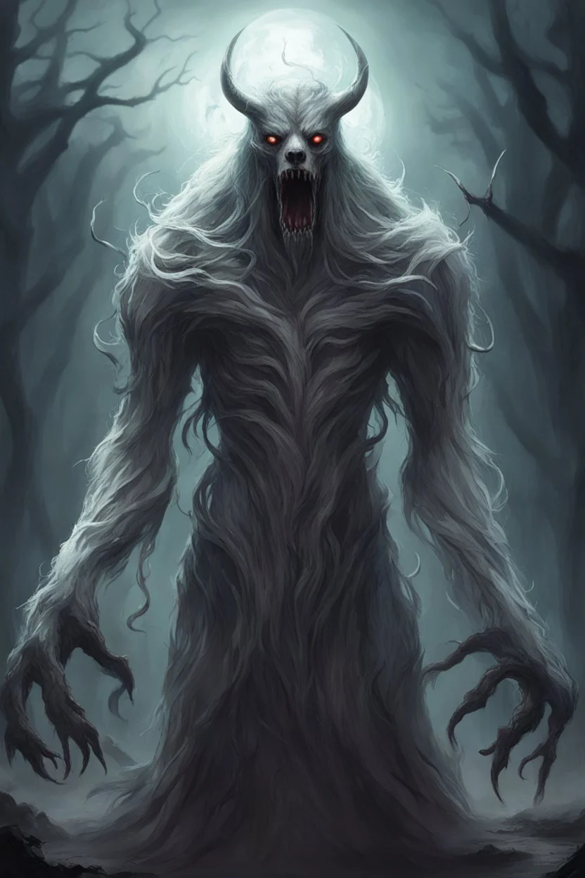 horror ghost beast guardian of knowlage