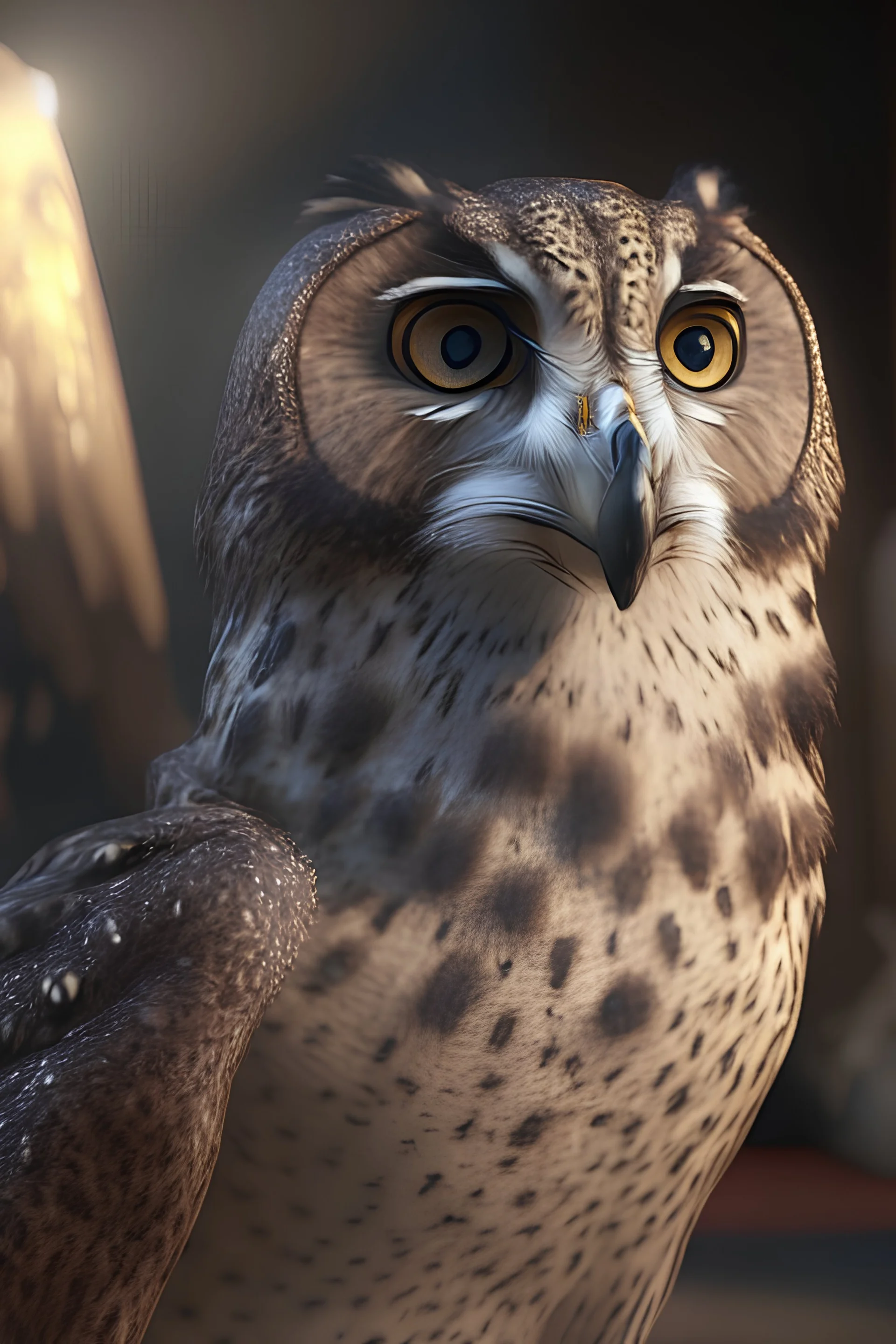 hare seal snake eagle owl cheetah,dramatic lighting, hyper realistic, unreal engine 5, 16k