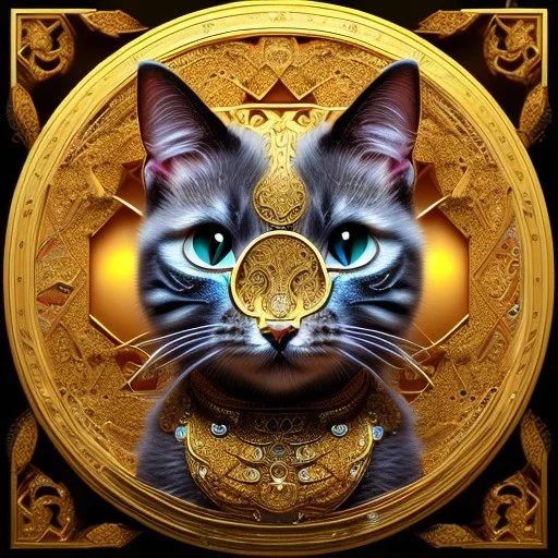 3d cute cats, beautiful rich, detailed yin and yang symbol, shiny, intricate, gorgeous, ultrafine detail, hyperrealism, trending , sharp focus, intricate details, highly detailed, glowing, glitter, complementary colours