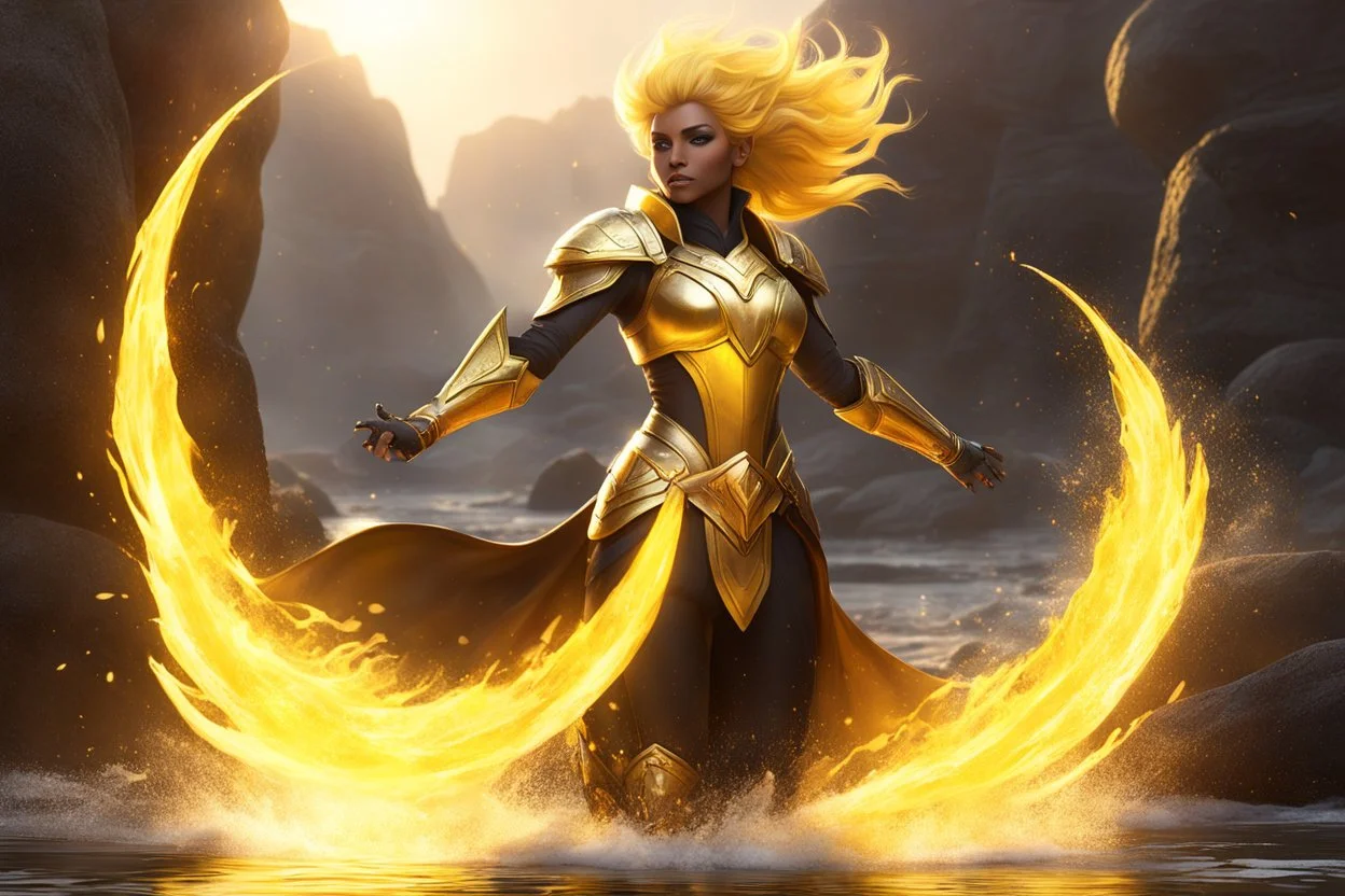 The golden light around her intensifies. "We need to disrupt the drain." Sulfur steps forward, molten armor rippling. "Then let's melt that cursed vortex." She raises her hands and heat ripples outward in visible waves. The very air bends around her power, the stones at your feet cracking from the temperature differential. Frixion crouches, muscles coiling. "I'll take point—run me through it, Sulfur, I'll carve my way through." Crux drifts closer to Mary, her translucent form humming with conta