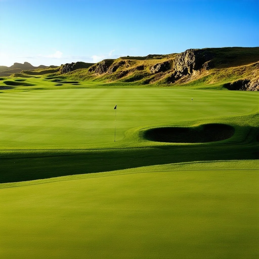 The largest golf course on Easter Island.