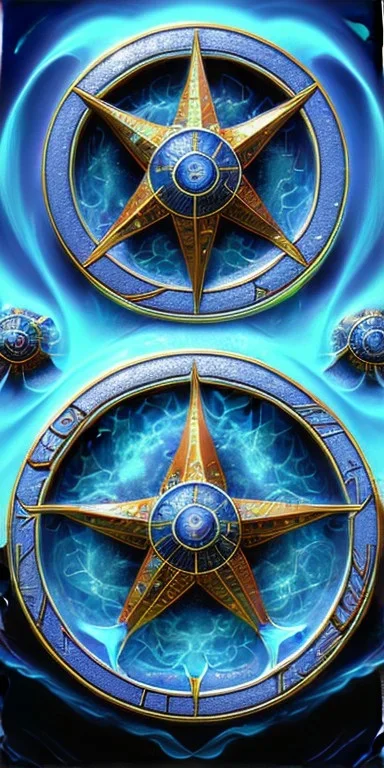 symbole caducée eau
