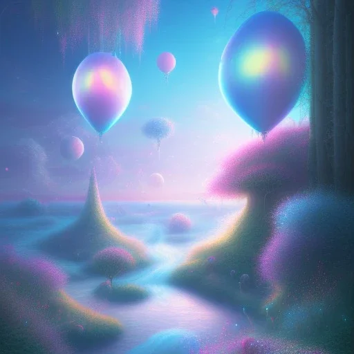 pastel kawaii dreamscape