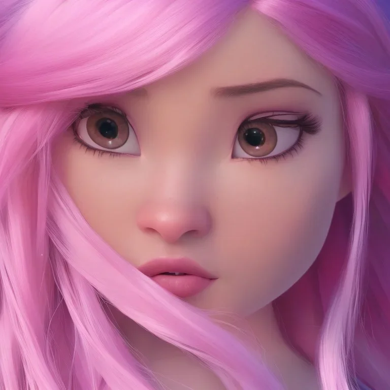 girl, fairy wings, cute, beautiful, long hair, pink hair, long eyelashes, fairycore auroracore head and shoulders portrait, 8k resolution concept art portrait by Greg Rutkowski, Artgerm, WLOP, Alphonse Mucha dynamic lighting hyperdetailed intricately detailed Splash art trending on Artstation triadic colors Unreal Engine 5 volumetric lighting