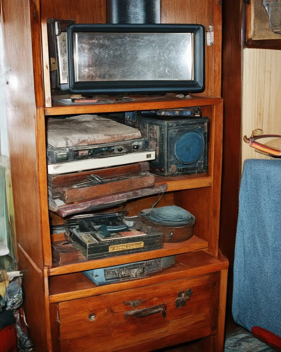 Very old stuff in a room, nostalgia, '900