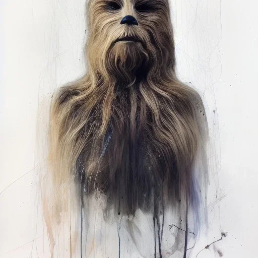 photorealistic and intricate chewbacca by Agnes Cecile, soft natural colors, hyperdetailed, 32K, oil on canvas