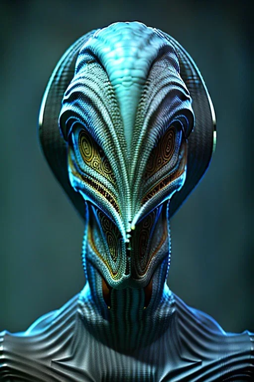 full bodied Weird alien, 8k, finely detailed, photo realistic.