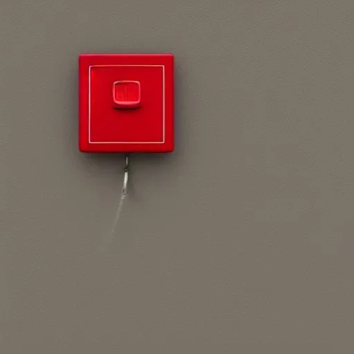 Simplex Fire alarm red notifier box on wall