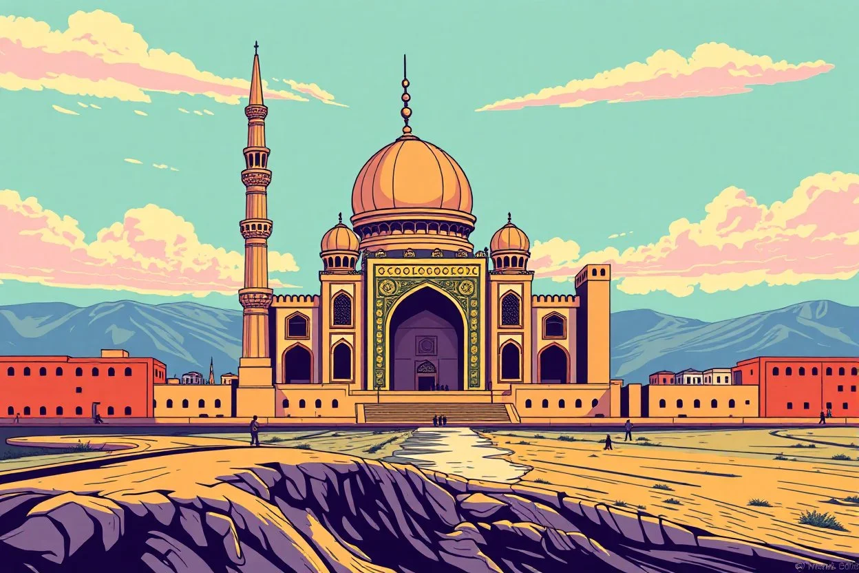 pop art pixels Iran -