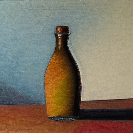 still life bottle