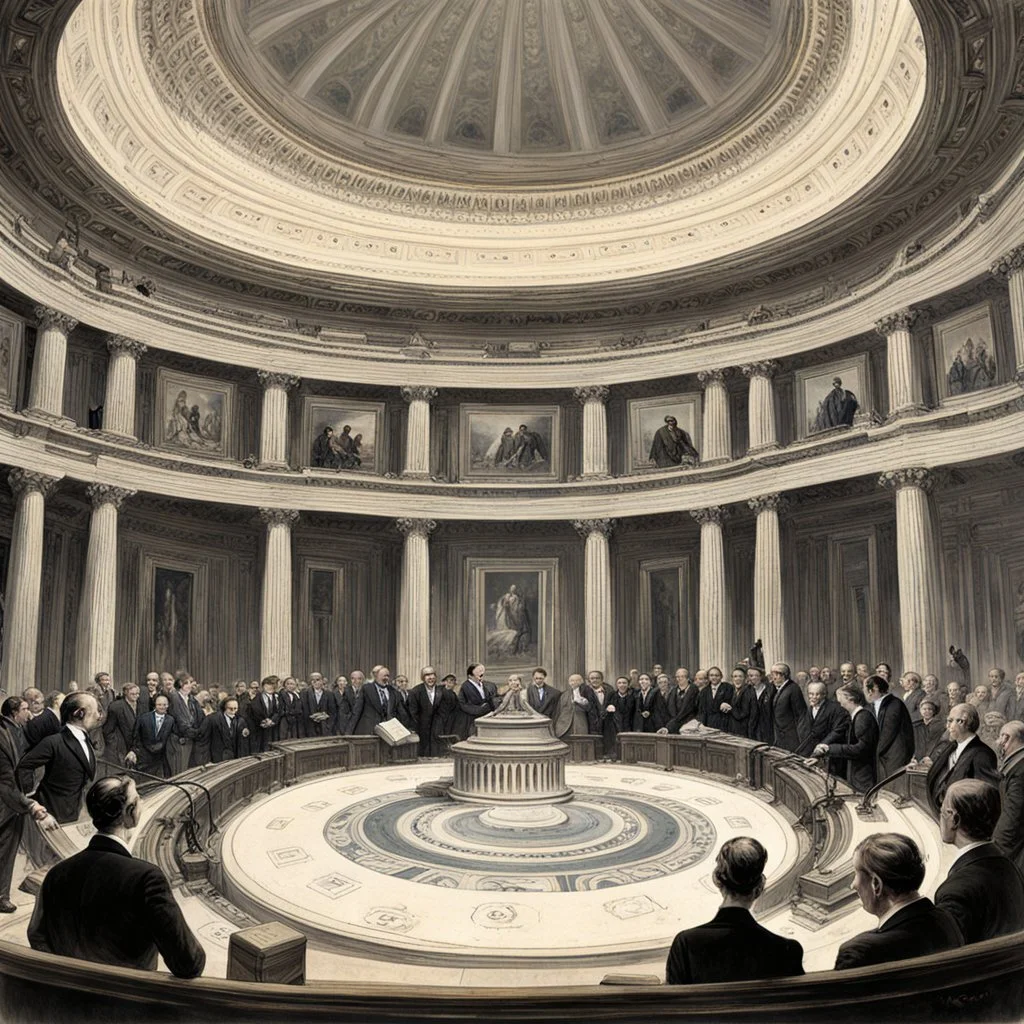 The United States Congress opens a stock exchange in the rotunda of the United States Capitol building.