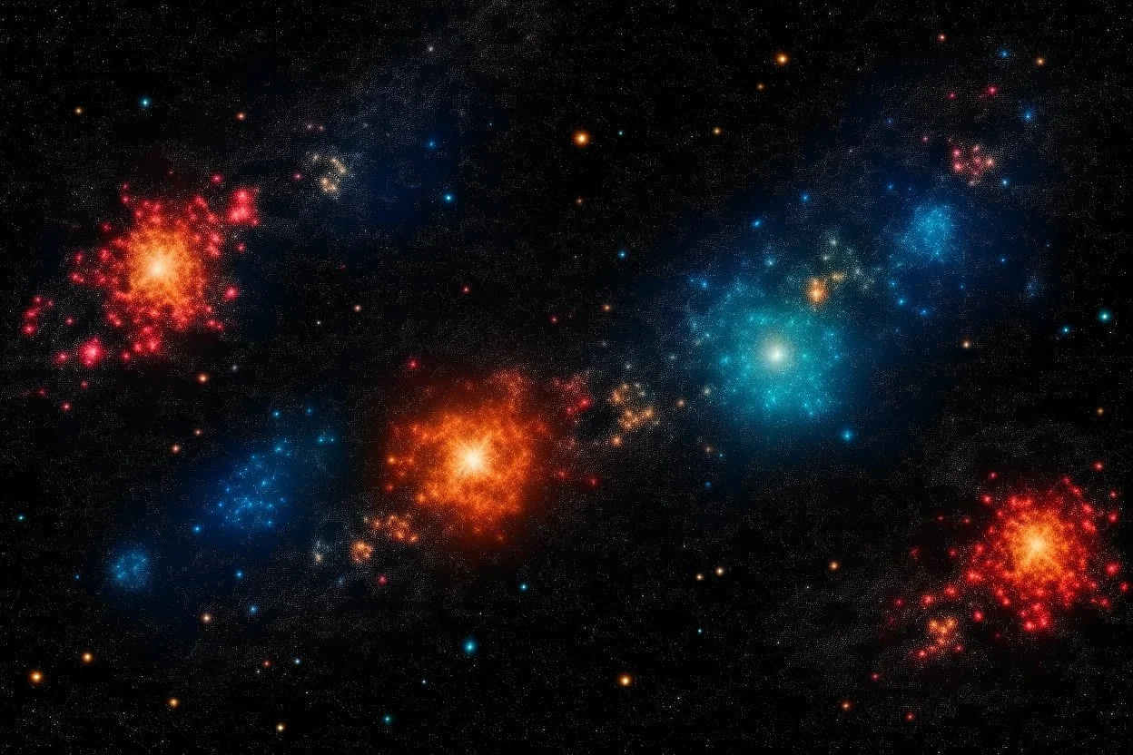 A picture of a universe full of stars and galaxies to represent mysterious cosmic phenomena.