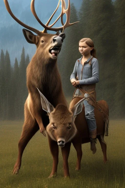 Joe Rogan teaches Greta Thunberg how to hunt elk with a bow