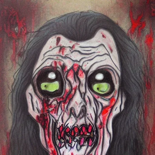 Zombie by outsider artist