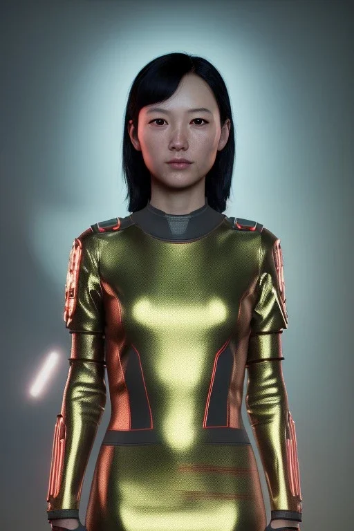 MCU Portrait, Front image, cyberpunk Asian sweet woman with rabbit solid mask, latex dress, highly detailed, concept art, smooth, unreal engine 5, god rays, ray tracing, RTX, lumen lighting, ultra detail, volumetric lighting, 3d, finely drawn, high definition, high resolution.