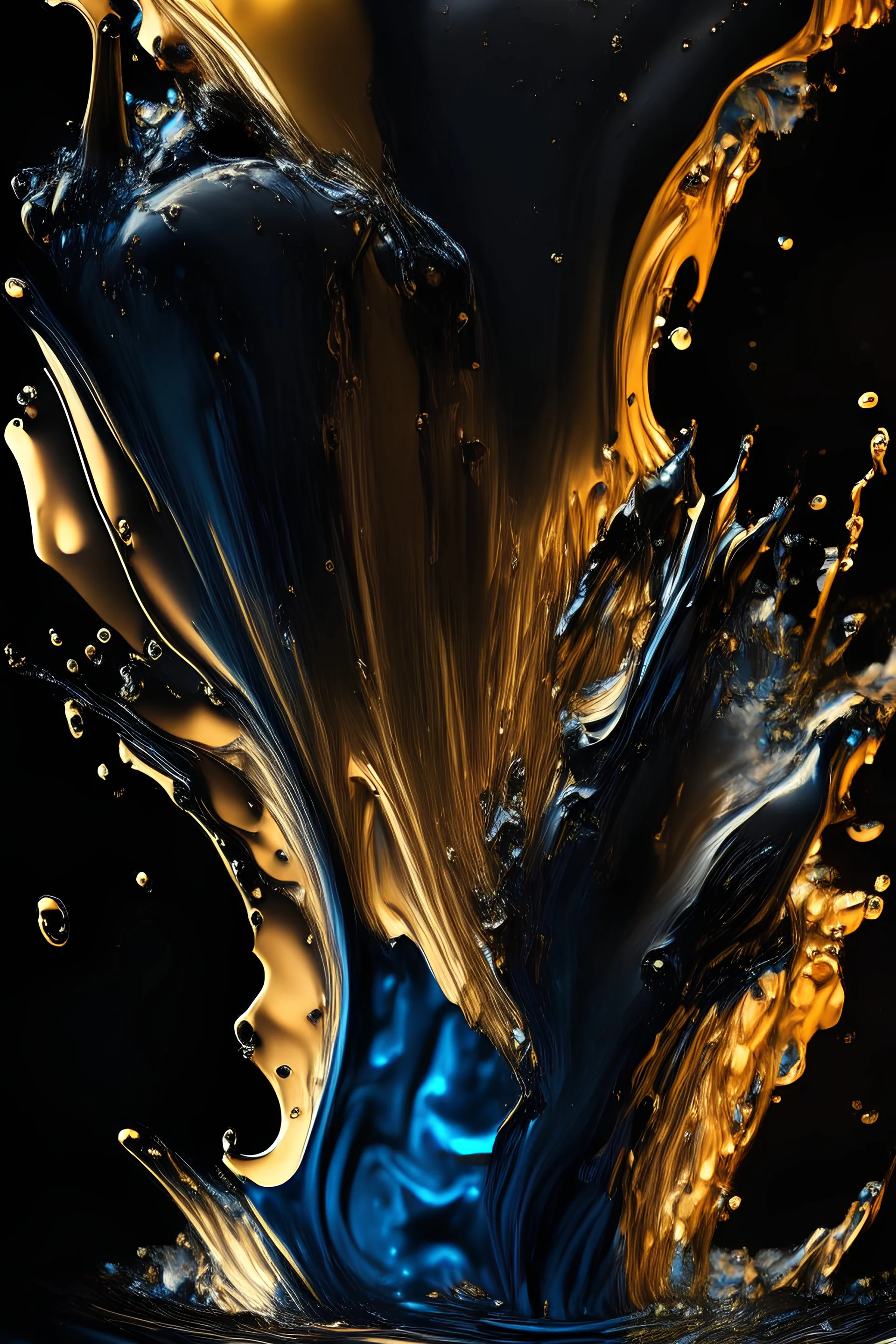 Finland. Ultra-detailed Artwork, Water Splashes, Colored Splashes, Fire and Ice, Splashes, Black Ink, Melting Liquid, Dreamy, Radiant, Shimmer, Shadows, Oil On Canvas, Brush Strokes, Smooth, Ultra-high resolution, 8k, Unreal Engine 5, Ultra-sharp Focus, Complex Artistic Masterpiece, Golden Ratio, Highly Detailed, Vivid, Cinematic rendering of characters, an ultra-high-quality model