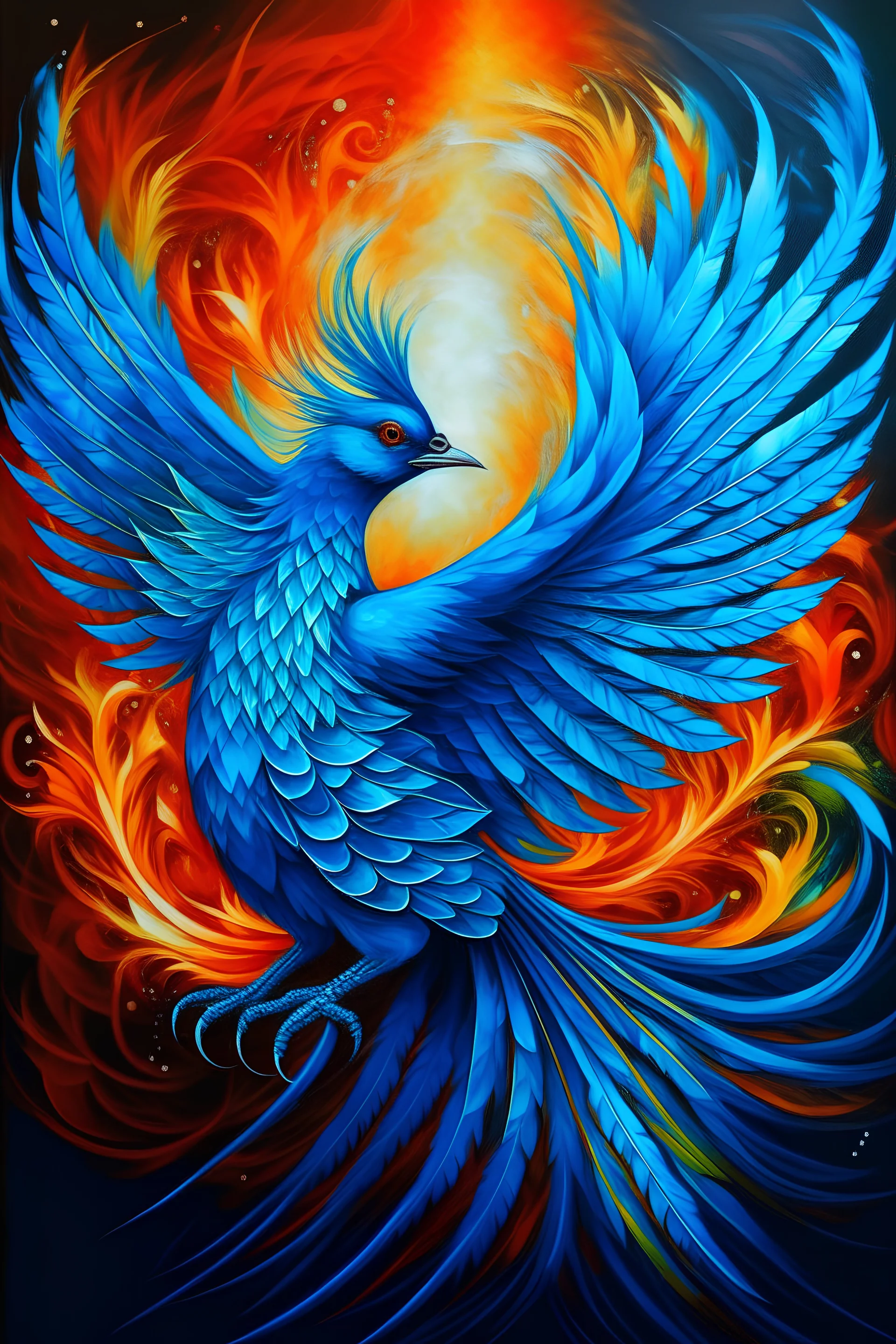 Blue phoenix