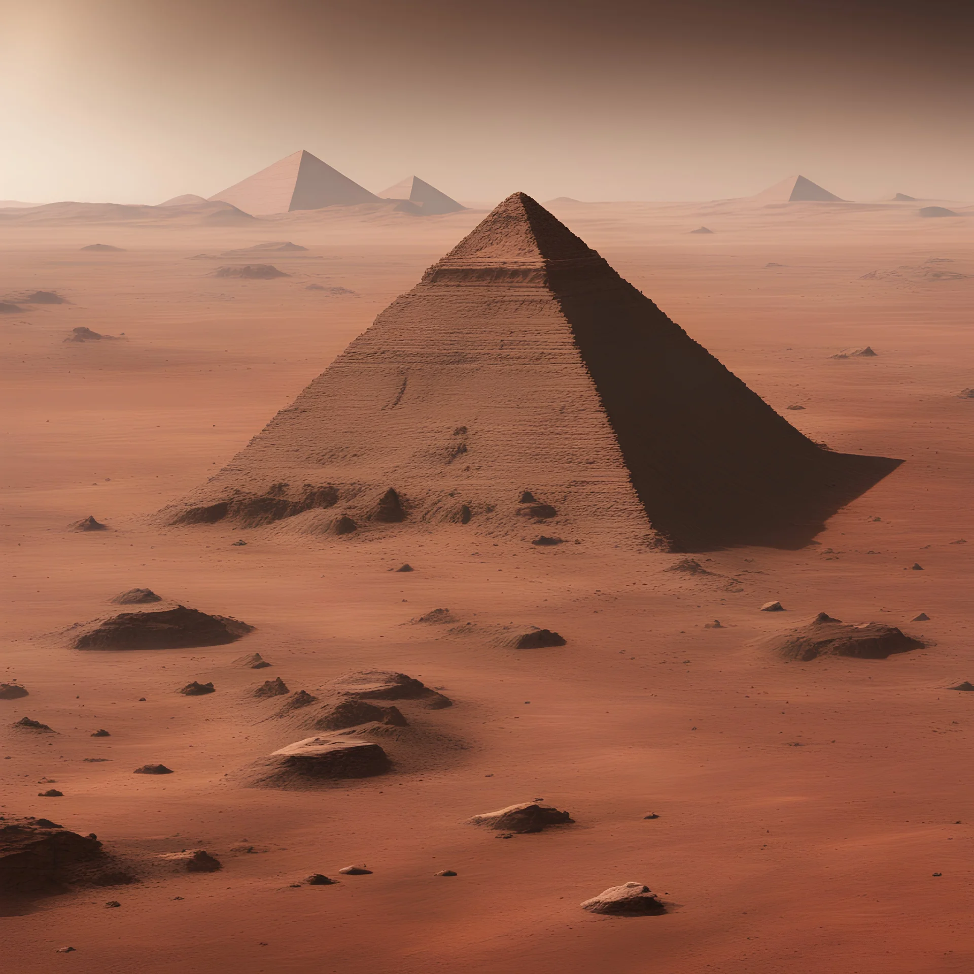 A pyramid on Mars