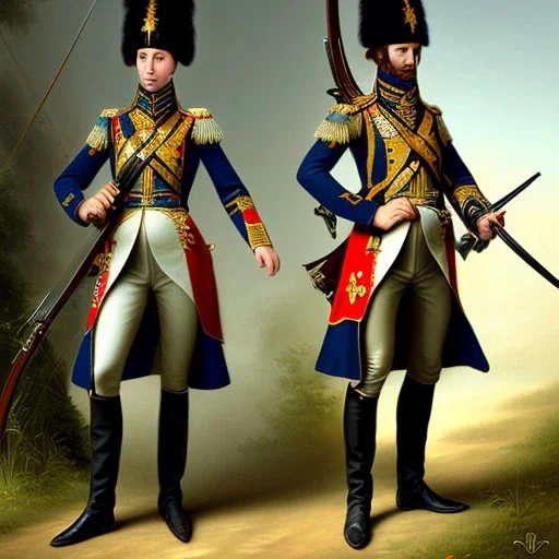 line infantry girl, napoleonic grenadier, flintlock musket