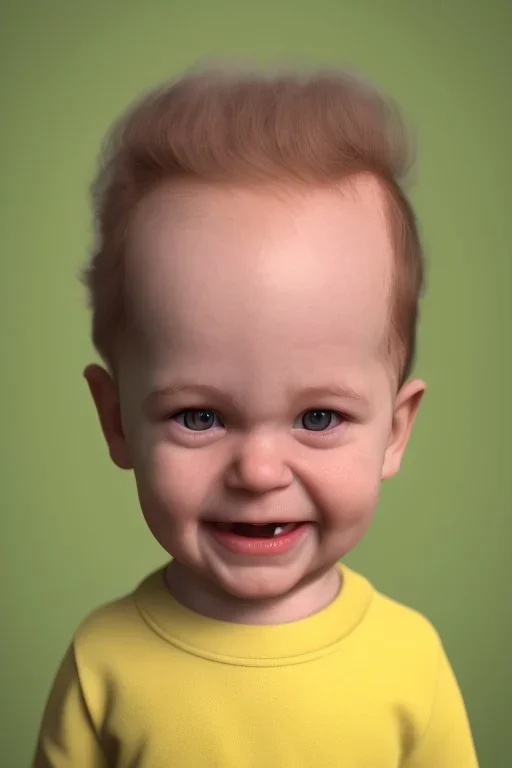 George costanza toddler, smile, full body, bokeh, hyper realistic