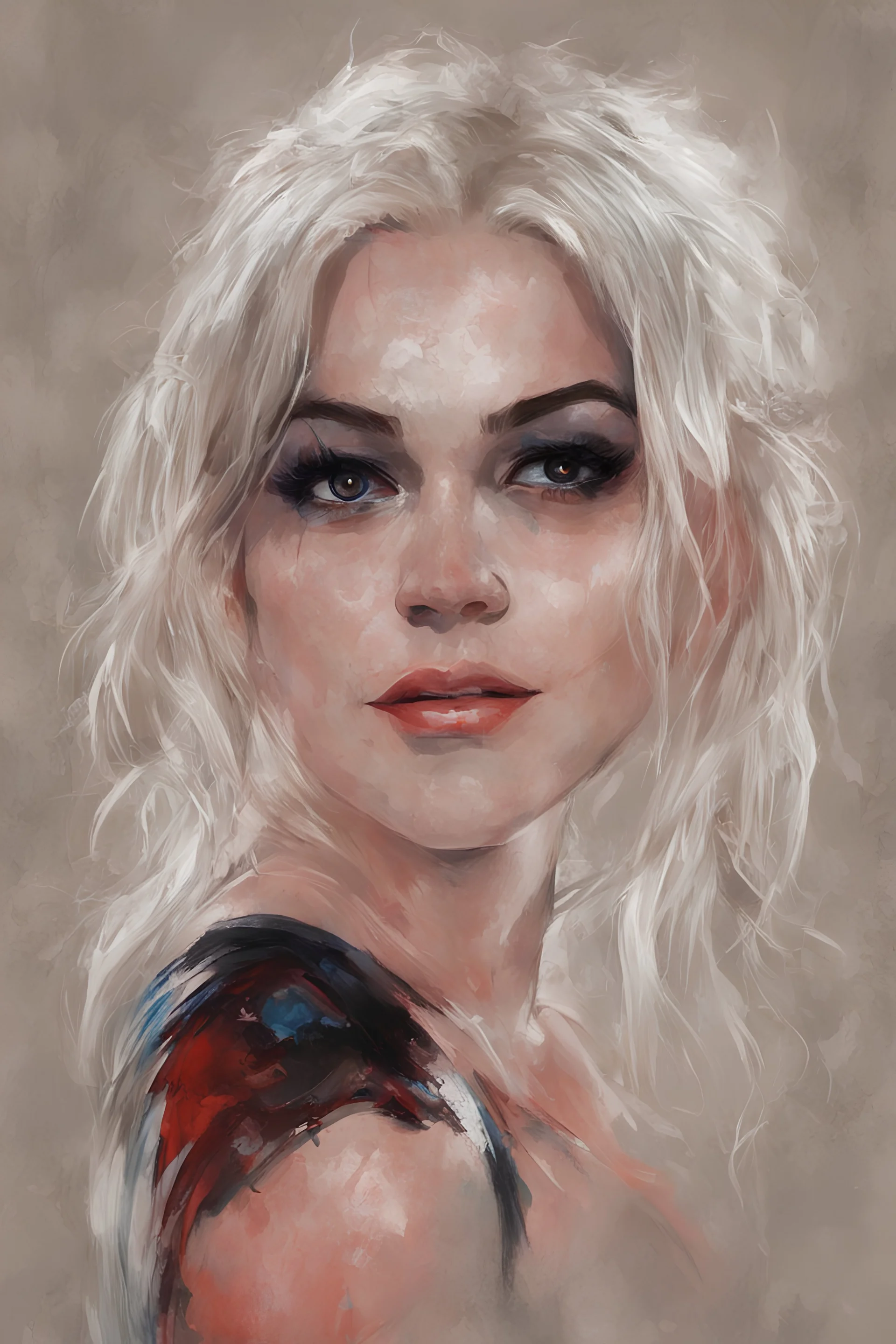 Harley - Digital painting by Quinn