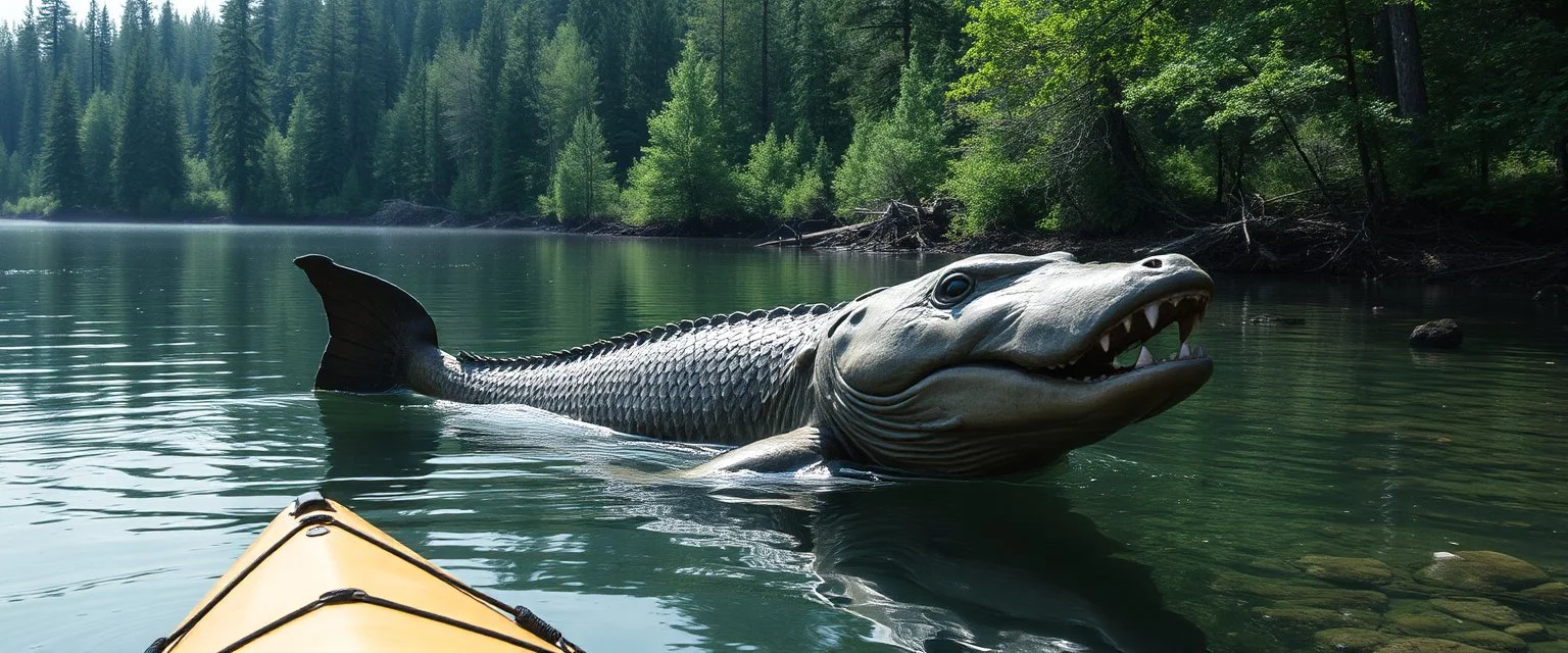 ogre in kayak