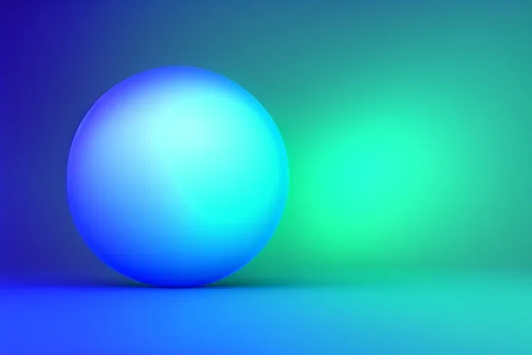 abstract geometry, blue neon lights, high detail, high definition, 3D, Blender