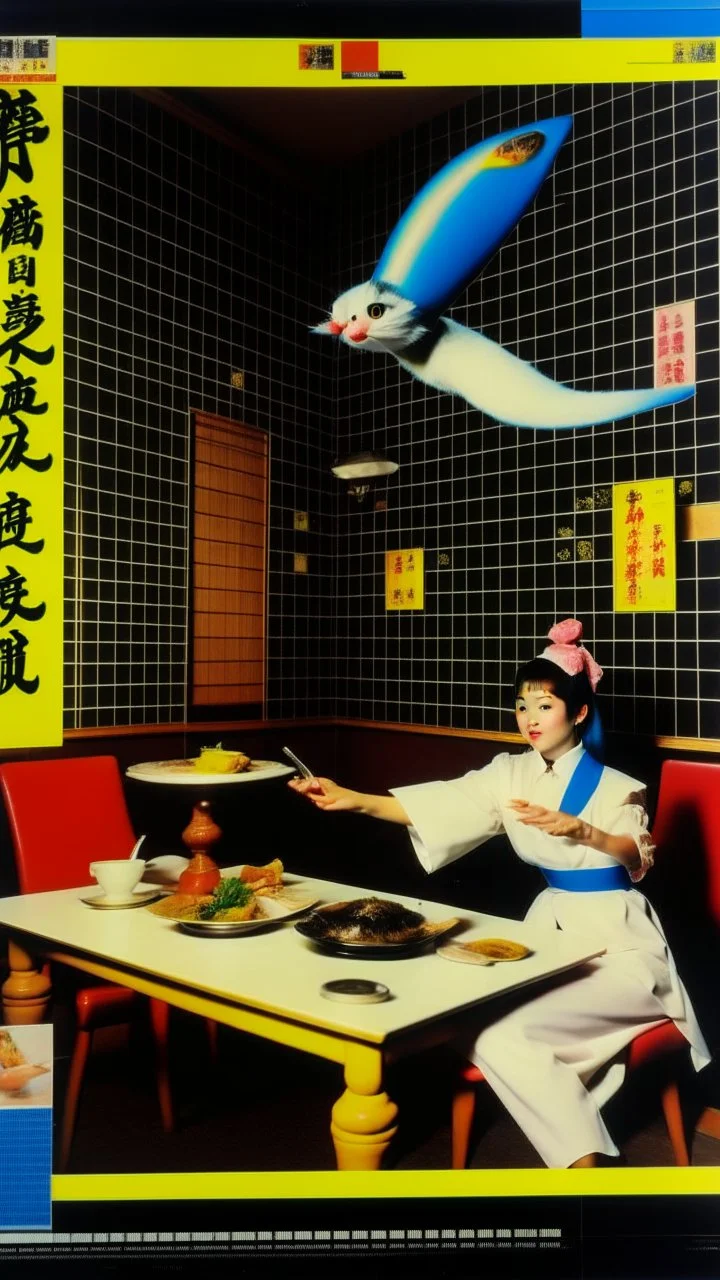 Japanese hotel Restaurant 80's Advertisement Odon