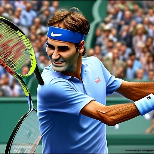 roger federer, 8k , raquet, ball, roland garros, details, monet