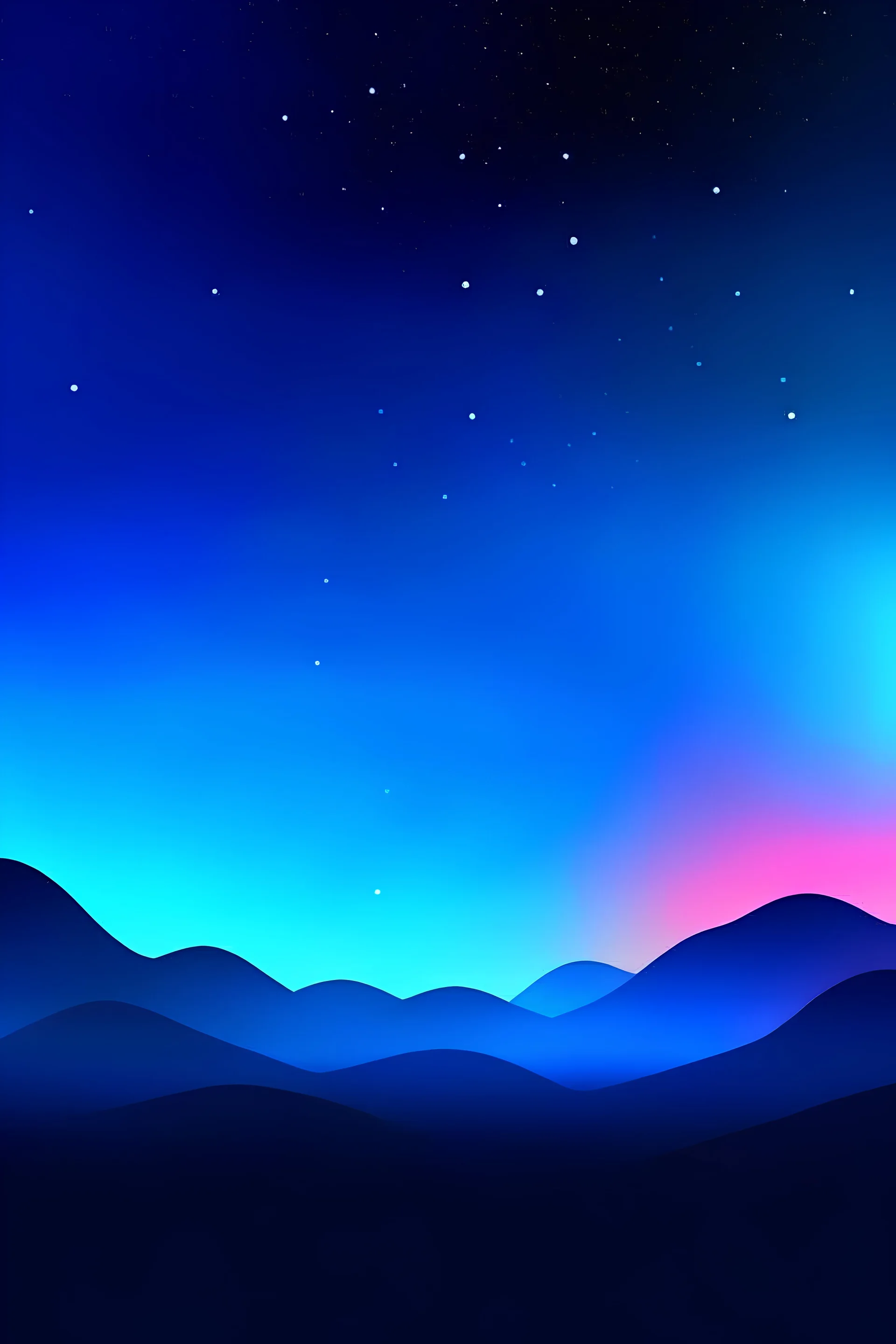 Starlit Night, abstract background, smooth gradient color transition, evoking serenity night sky.