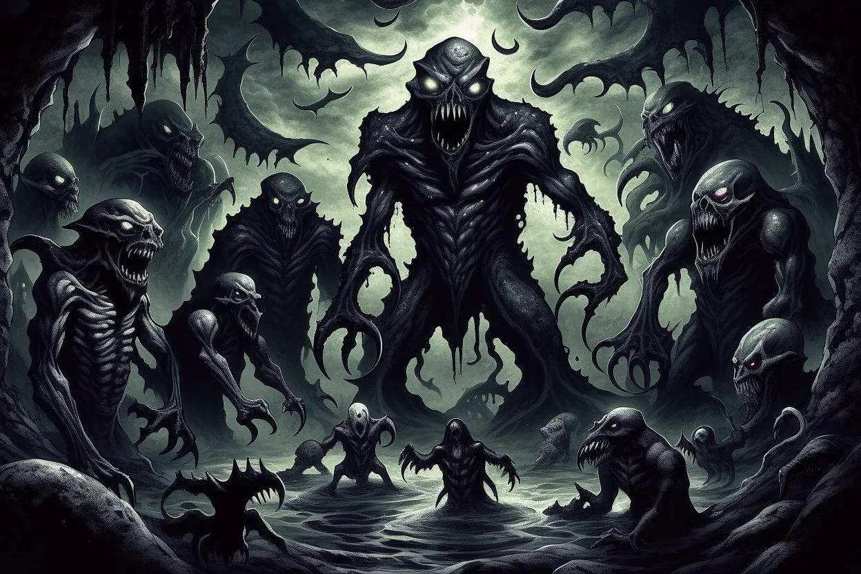 dark realm of nightmare creatures